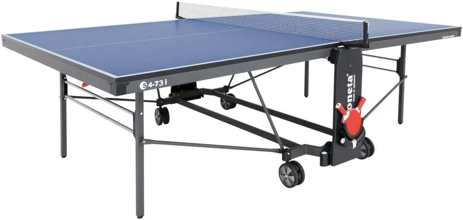 Sponeta Tafeltennistafel S 4-73 i blauw indoor onderstel zwart grijs