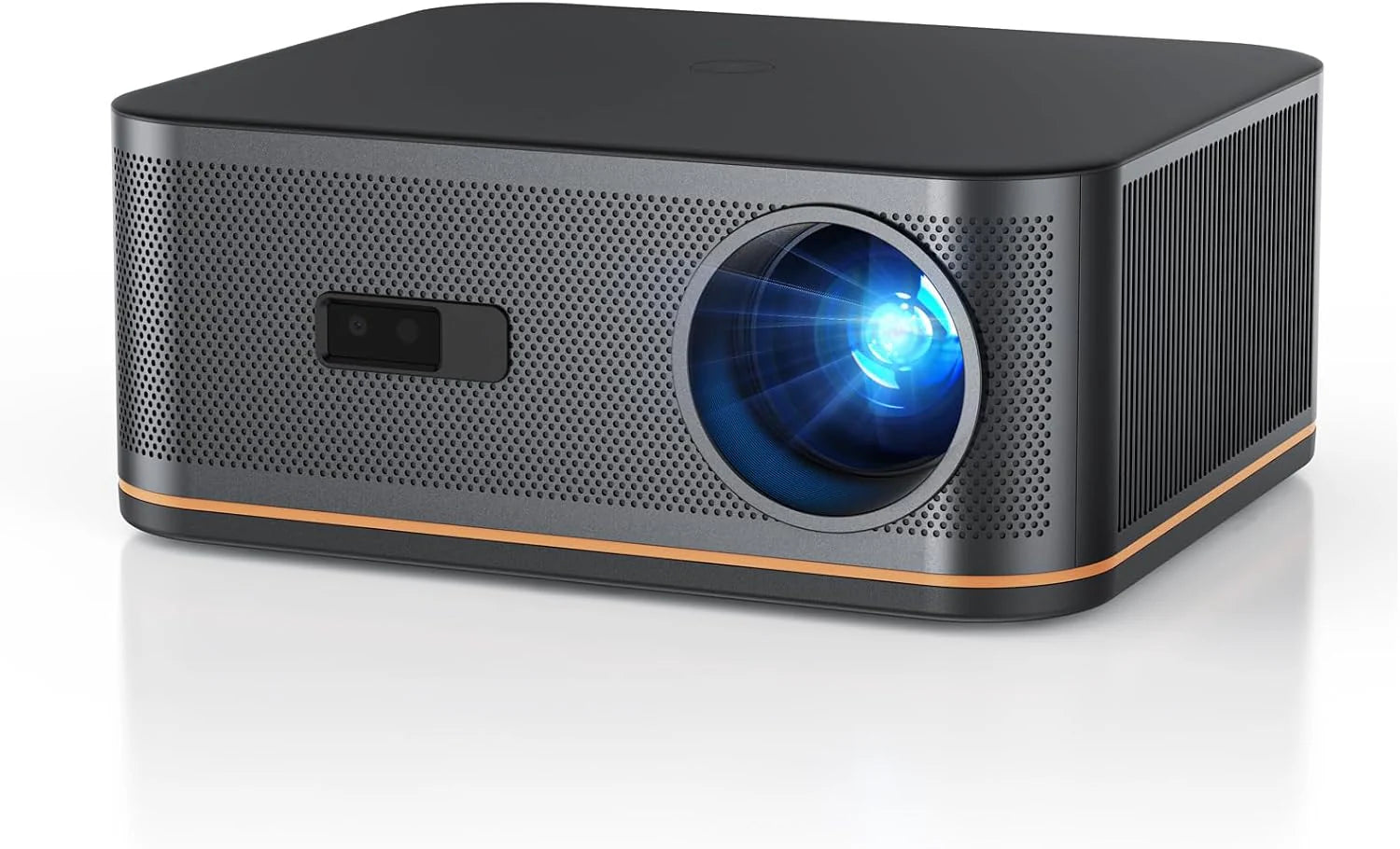 [Netflix Official/Dolby Audio] HAPPRUN 4K Projector 1000 ANSI, Native Full HD 1080P, WiFi 6 Bluetooth 5.2, Draagbare Mini Projector voor Home Cinema en Slaapkamer, Elektrische Focus Smart Projector(1500 ANSI)