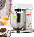 Commerciële Elektrische Voedselmixer, Keukenmixer voor Intensief Gebruik met Roestvrijstalen Kom en 3 Instelbare Snelheden, voor Restaurant, Voedselwinkel, Bakkerij en Pizzeria 5L(7L)