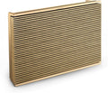 Bang  Olufsen Beosound Level - Bluetooth-speaker, draagbaar, draadloos, waterdicht, stofdicht, wifi-speaker voor binnen en buiten, 16 uur batterij, C2C-gecertificeerd – natuurlijk aluminium(Gold/Wood)
