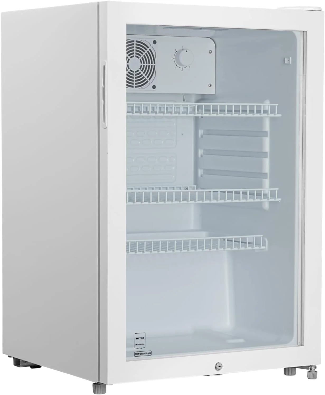 METRO PROFESSIONAL Drankenkoelkast GSC2125B, 54.5 x 54 x 84 cm, 118 L, zwart(118 L/Wit)