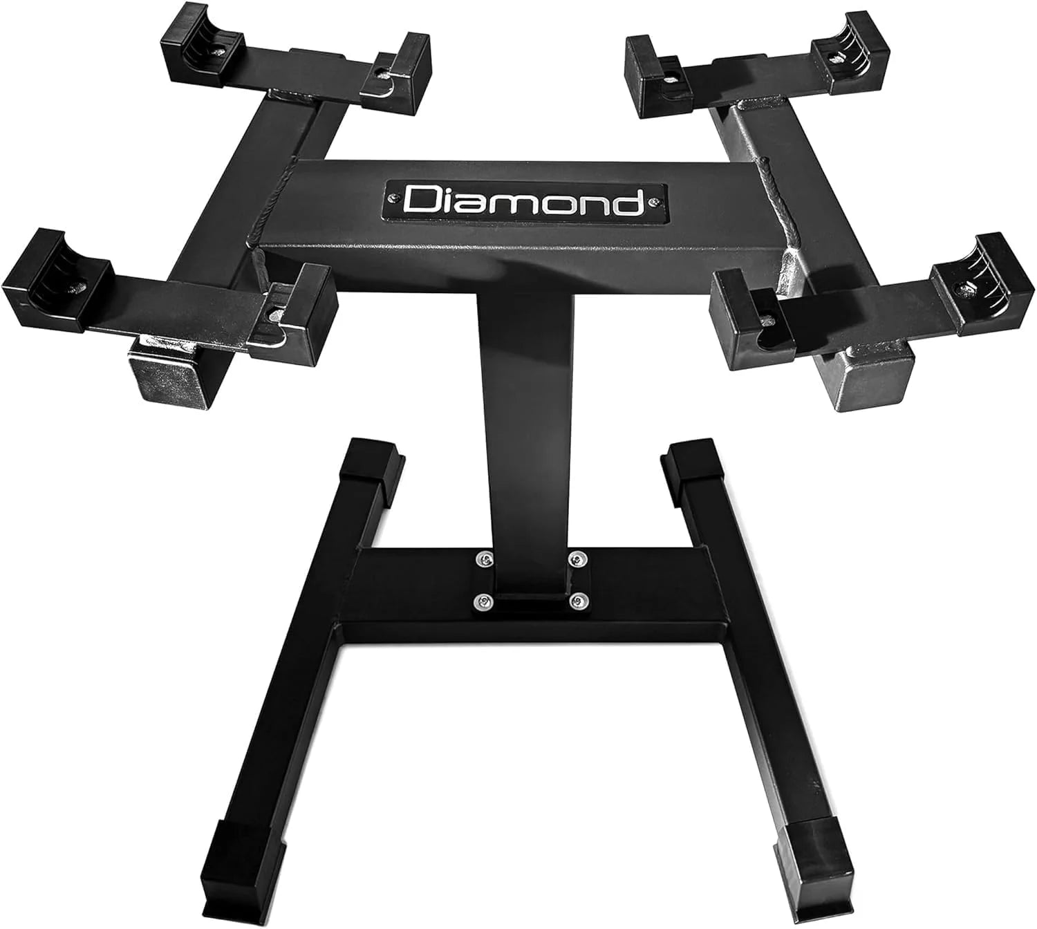 Diamond【Selecteerbare halters 2-20/32/43 kg + frame】Verstelbare dumbbell met snelklem, gewichten voor sportschool thuis en Pro, handgreep Ø 35 mm, stap 2-2,5 kg, ruimtebesparende houder(RACK)