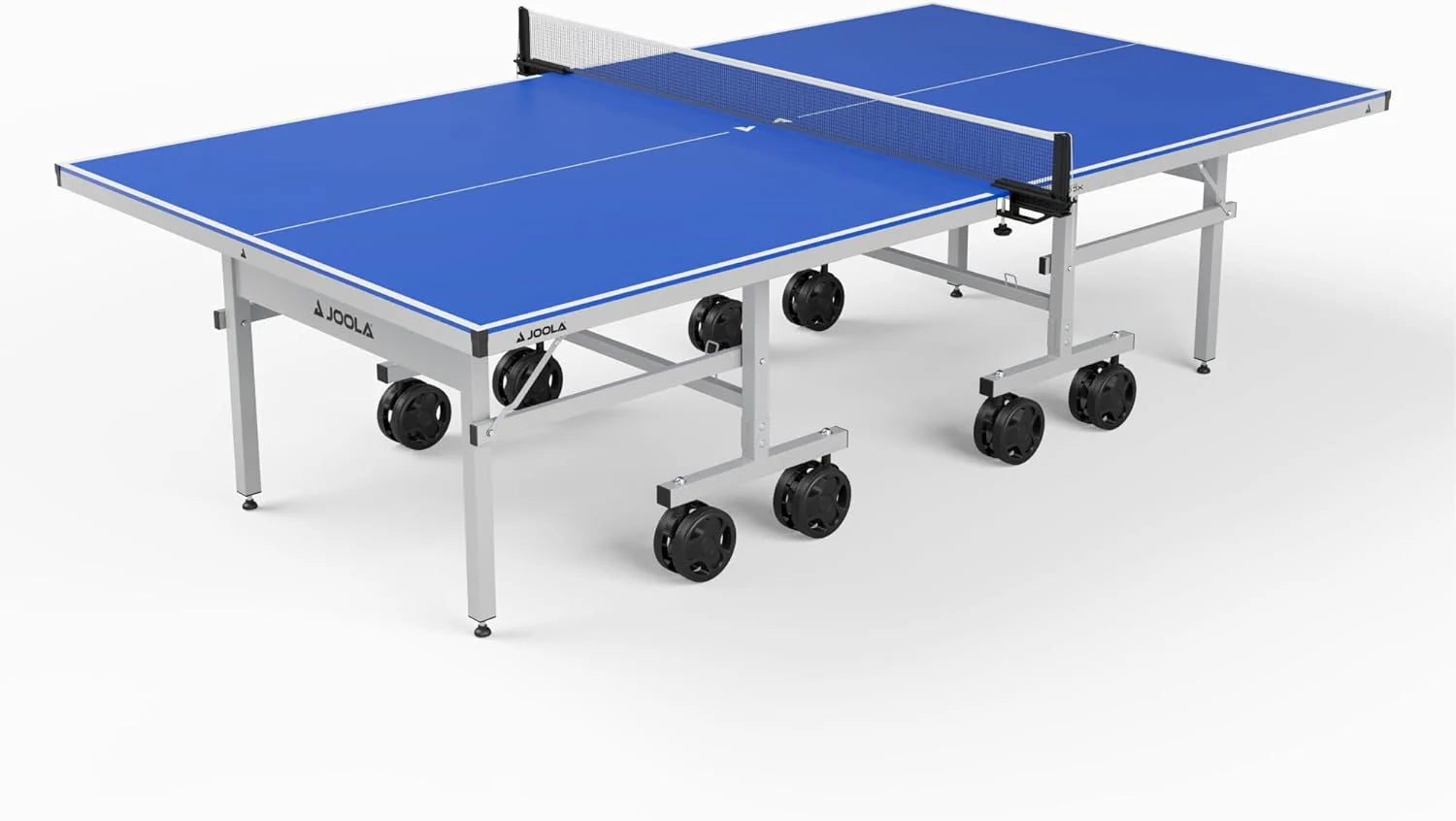 JOOLA Tafeltennistafel Outdoor J500X - Professionele tafeltennistafel 12 MM weerbestendig inklapbaar, blauw, 274 x 152,5 x 76 cm