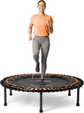 Fit Bounce Pro XL Rebounder Mini-trampoline met elastisch touw, apparaat voor cardiovasculaire training, inclusief dvd en opbergtas.