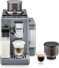 De'Longhi Rivelia EXAM440.55.G Volautomatische koffiemachine met LatteCrema Hot Automatische melkopschuimer, compact formaat, 16 recepten, touchscreen, grijs