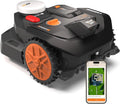 Worx Landroid Vision Cloud WR312E 2WD robotgrasmaaier, robotmaaier zonder begrenzingsdraad voor 1200 m², (AI-obstakelherkenning, VSLAM + RTK-cloudnavigatie, Auto-Mapping, Cut-to-Zero)(400 m²/Robotmaaier 2WD)