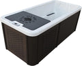 CANADESE SPA CO. Chill Therapy Spa, buitenspa winterhard, 1 persoon, spa voor koudetherapie, temperatuur tot 5 graden, geen ijs nodig, incl. trapje(Zwart)