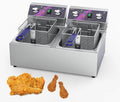 Commerciële Elektrische Frituurpan Voor Thuisgebruik, Met Timer, Temperatuurregeling En Grote Capaciteit Voor Het Frituren Van Friet, Kip En Meer.,28 * 46 * 37.3cm(57*46*30.5cm)