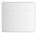 Klarstein Velaire inductiekookplaat, 80 cm ingebouwd, 3-zones, 5500 W Boost, Touch Slider-bediening, timer, kinderslot, restwarmte-indicator, glazen oppervlak, minimalistisch ontwerp(60cm | Standard/wit)